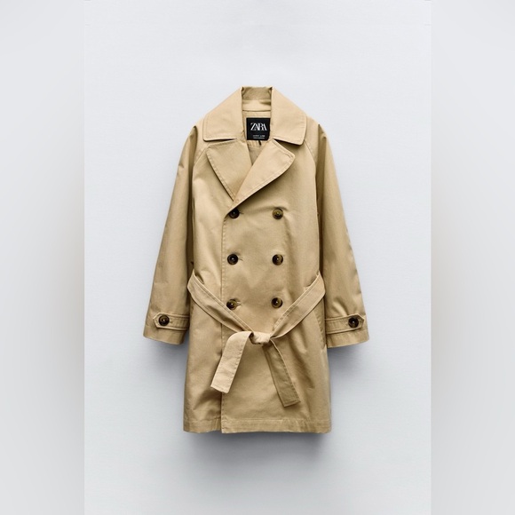 ZARA | BASIC DRESS COAT | size medium - Picture 1 of 7